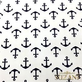 Tek Çıpa Desenli Kumaş