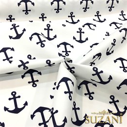 Tek Çıpa Desenli Kumaş