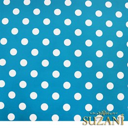 Turkuaz Küçük Puanlı Kumaş