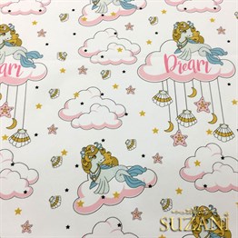 Unicorn Dream Çocuk Kumaşı