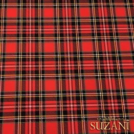 Yılbaşı Ekose Desenli Kumaş