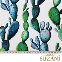 Zincir Kaktüs Desenli Kumaş