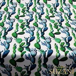 Zincir Kaktüs Desenli Kumaş