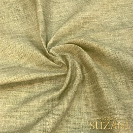 Antik Bej Keten Görünümlü Dijital Baskılı Kumaş