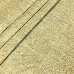 Antik Bej Keten Görünümlü Dijital Baskılı Kumaş