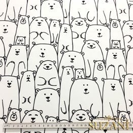 Ayıcıklar Desenli Çocuk Kumaşı