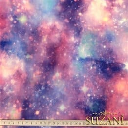 Batik Boya Galaksi Desenli Kumaş