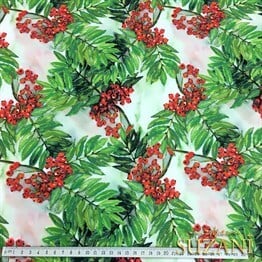 Böğürtlen Desenli Kumaş