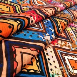 Bohem Baklava Desenli Kumaş