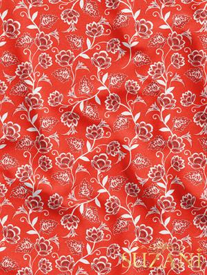 Çiçek Desenli Dijital Baskılı Kumaş