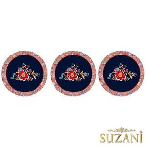 Çiçek Desenli Dikişsiz 3lü Supla Kumaşı