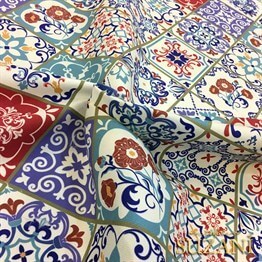 Çini - 04 Desenli Kumaş