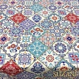 Çini - 04 Desenli Kumaş