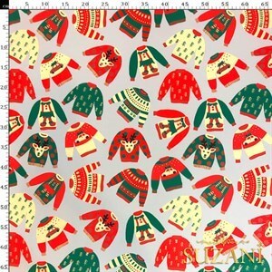 Çocuk Kazak Desenli Dijital Baskılı Kumaş