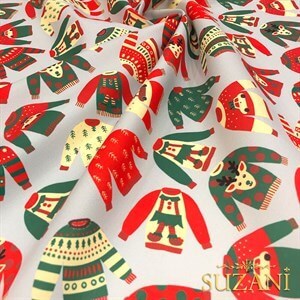 Çocuk Kazak Desenli Dijital Baskılı Kumaş