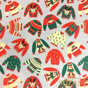 Çocuk Kazak Desenli Dijital Baskılı Kumaş