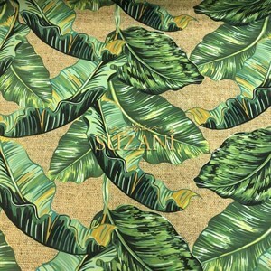 Çuval Zemin Büyük Yapraklı Kumaş