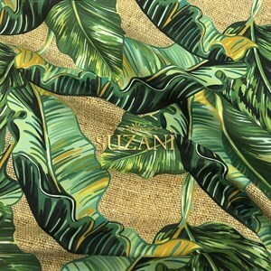 Çuval Zemin Büyük Yapraklı Kumaş