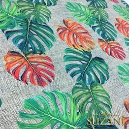 Çuval Zemin Turuncu Devetabani Kumaş