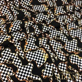 Damali Silüet Kadınlar Desenli Kumaş