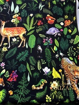 Doğa Temalı Sanatsal Desen Kumaş