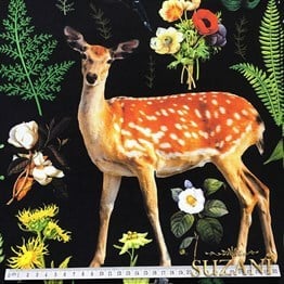 Doğa Temalı Sanatsal Desen Kumaş