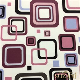 Eflatun Kareler Desenli Kumaş