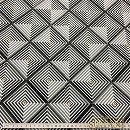 Elegant Karolar Desenli Kumaş