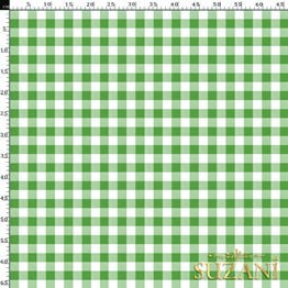 Fıstık Küçük Pötikare Desenli Dijital Baskılı Kumaş