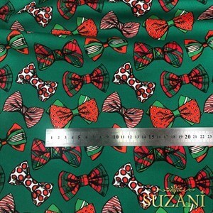 Fiyonk Desenli Dijital Baskılı Kumaş