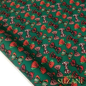 Fiyonk Desenli Dijital Baskılı Kumaş