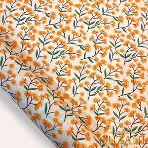Floral Desenli Dijital Baskılı Kumaş