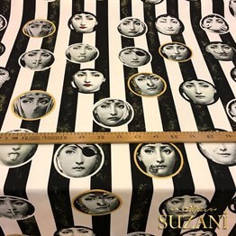 Fornasetti Çizgili Kumaş (Küçük Boy Versiyon)
