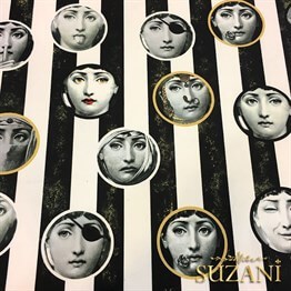 Fornasetti Çizgili Kumaş (Küçük Boy Versiyon)