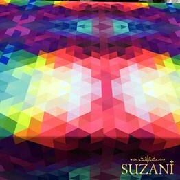 Gökkuşağı Üçgenler Desenli Kumaş