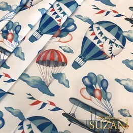 Gökyüzü Desenli Dijital Baskılı Kumaş