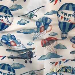 Gökyüzü Desenli Dijital Baskılı Kumaş