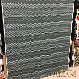 Zigzag Desenli Dijital Baskılı Kumaş(Yeşil)