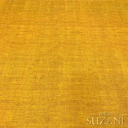 Hardal Keten Görünümlü Dijital Baskılı Kumaş