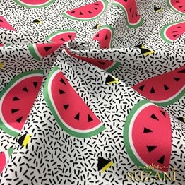 Noktalı Karpuzlar Desenli Kumaş