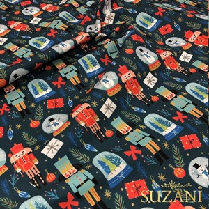 Kurşun Asker Desenli Dijital Baskılı Kumaş