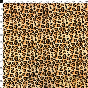 Leopar Desenli Dijital Baskılı Kumaş