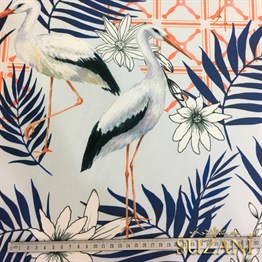 Martı Desenli Kumaş