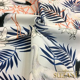 Martı Desenli Kumaş