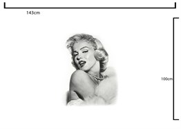 Marilyn Monroe Özel Koltuk Döşemelik Kumaş
