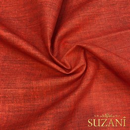 Mercan Keten Görünümlü Dijital Baskılı Kumaş