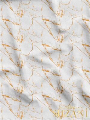 Mermer Doku Desenli Dijital Baskılı Kumaş