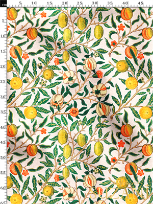 Meyve Ağacı Desenli Dijital Baskılı Kumaş