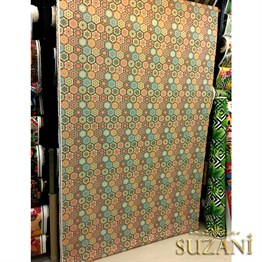 Motifli Petek Desenli Kumaş