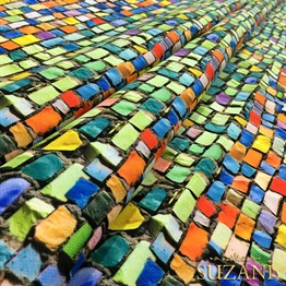 Mozaik Duvar Görünümlü Kumaş